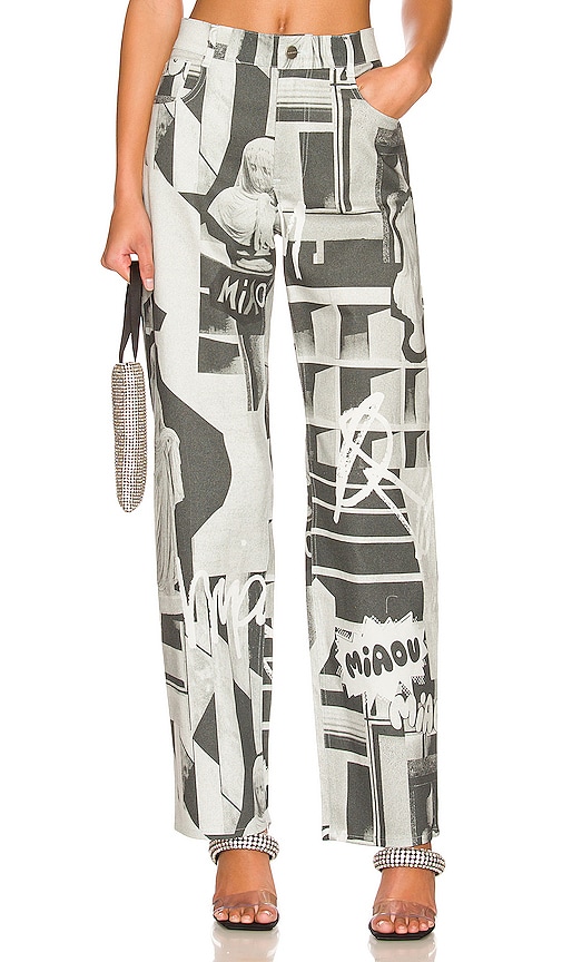Miaou HOSEN FARGO in Grey. Größe XS. Also in