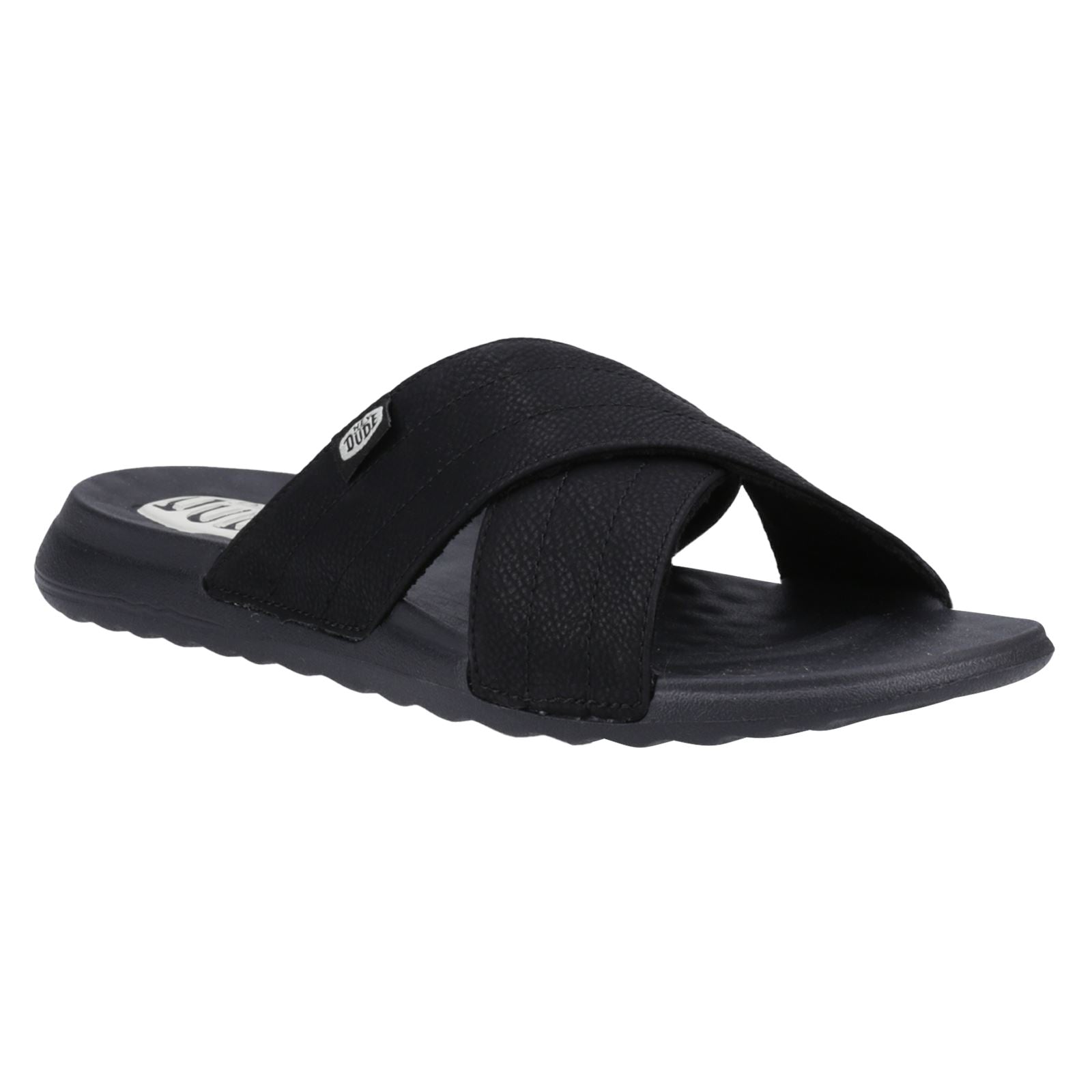 Heydude Christi Slide Distressed Synthetic Women's Black Sanda