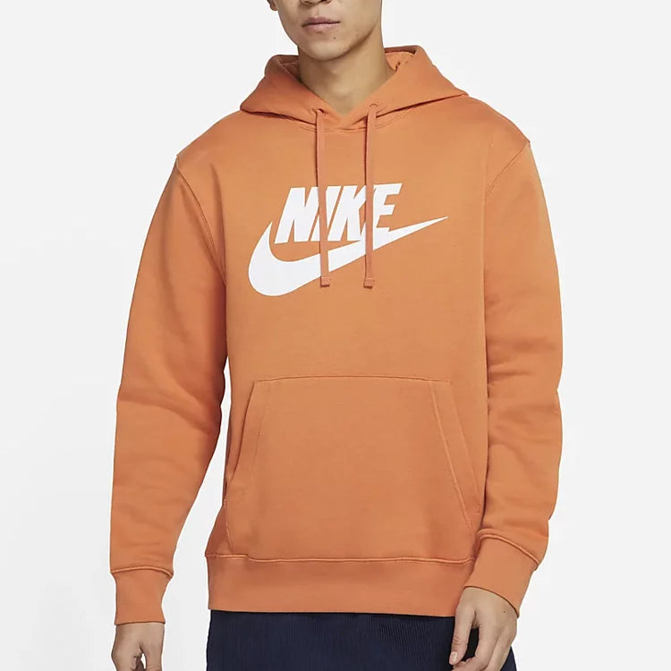Sportswear Club Fleece Large Logo Printing Orange
