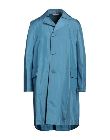 Man Overcoat & Trench Coat Pastel blue