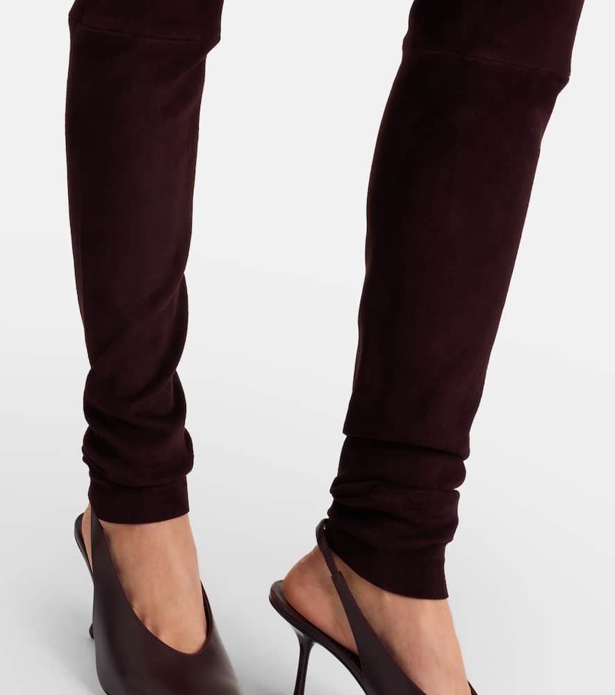 Carolyn suede leggings
