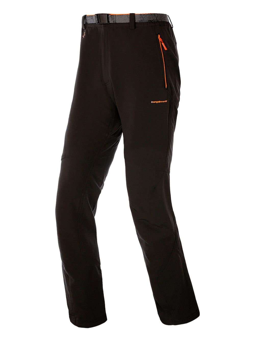TRANGOWORLD logo-print performance pants - Black