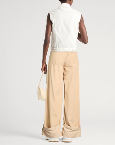 Woman Pants Sand Size 4 Organic cotton, Recycled cotton