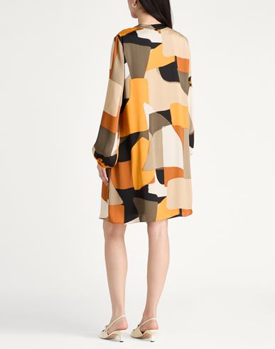 Woman Mini dress Orange Size 10 Polyester