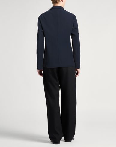 Man Blazer Navy Size 38 Virgin Wool, Polyamide, Elastane