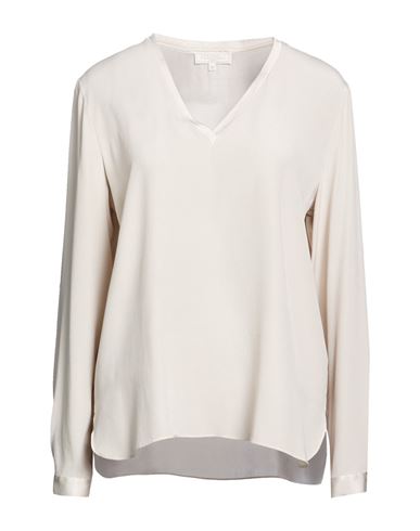Woman Top Light grey Size 8 Silk, Elastane