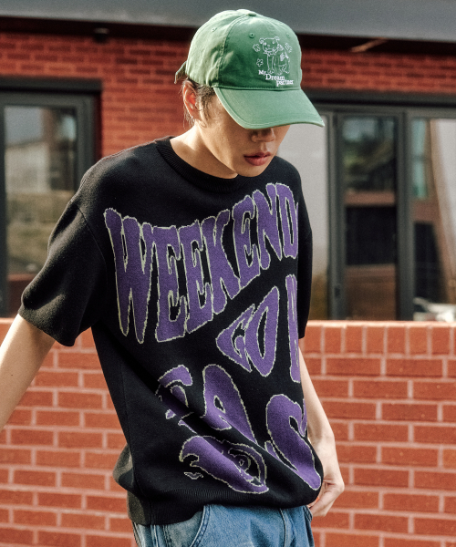 XTK148 Weekend Round Short Sleeve Knit