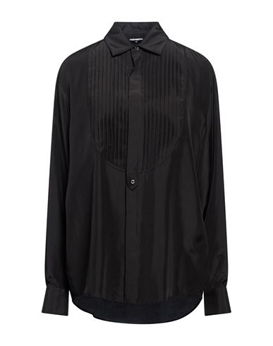 Woman Shirt Black Size 0 Silk