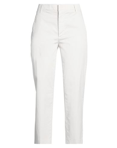 Woman Pants Light grey Size 25 Cotton, Elastane