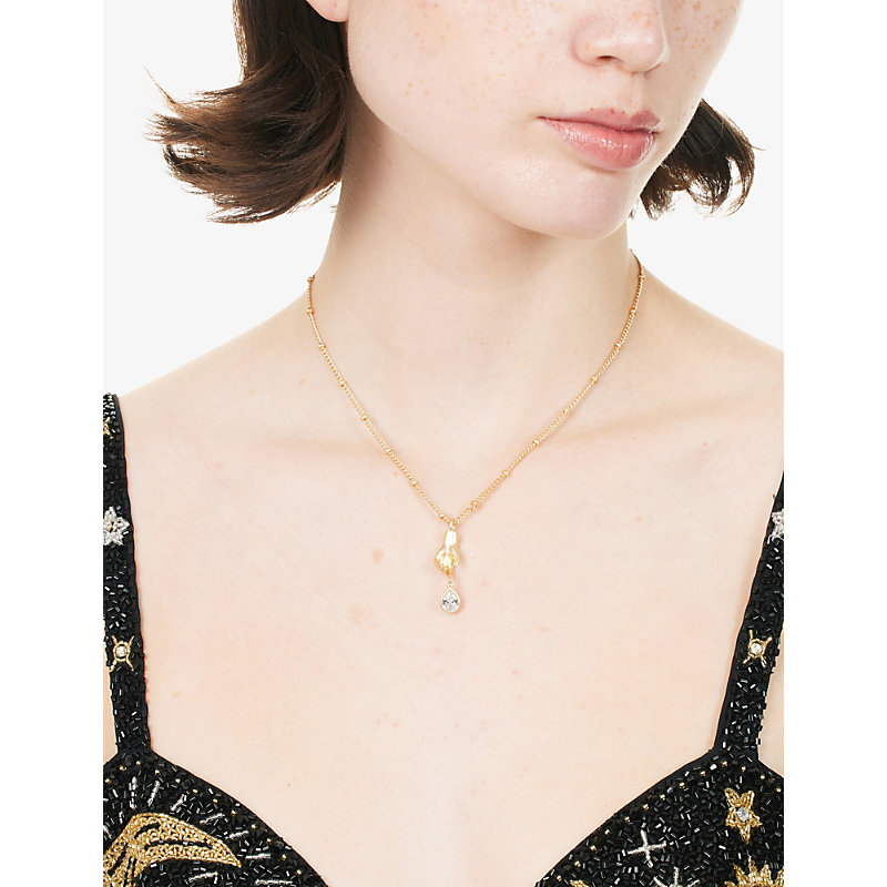 Womens Paloma Metal Pendant Necklace