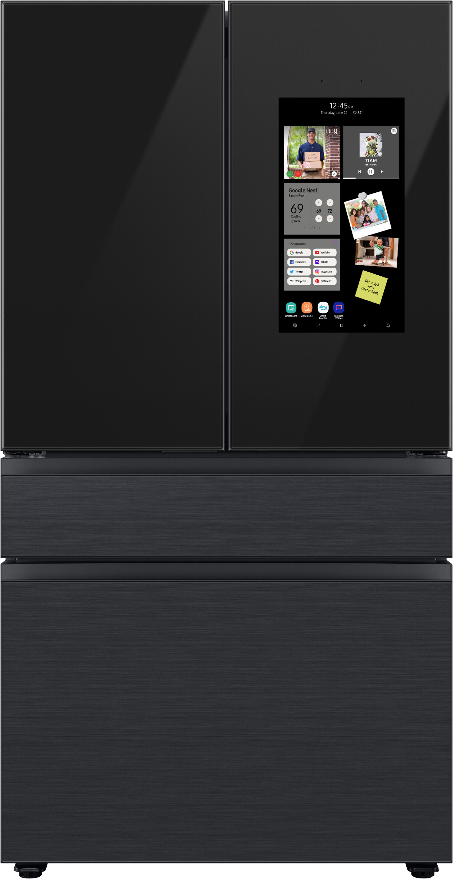 Samsung 36 Inch BESPOKE 36" French Door Refrigerator RF29BB