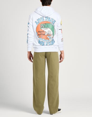 Man Sweatshirt White Size L Cotton