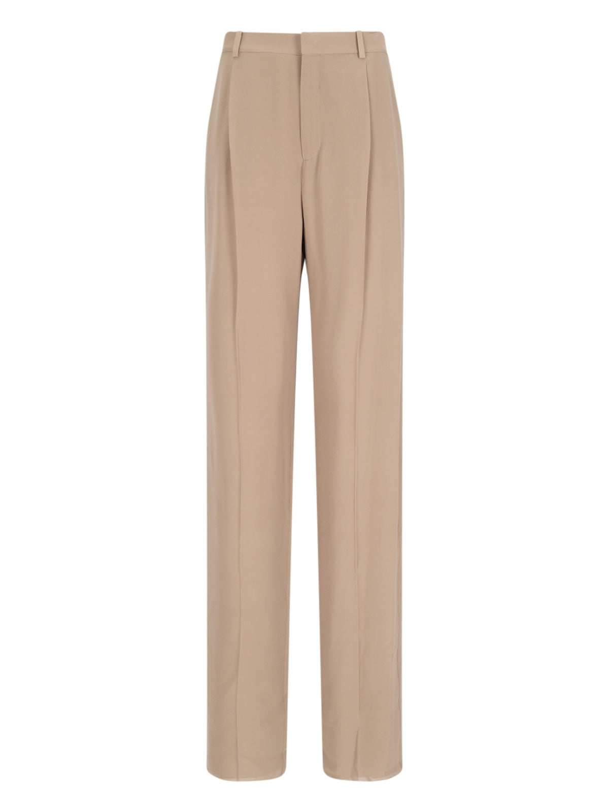 100% Silk Tailored Trousers