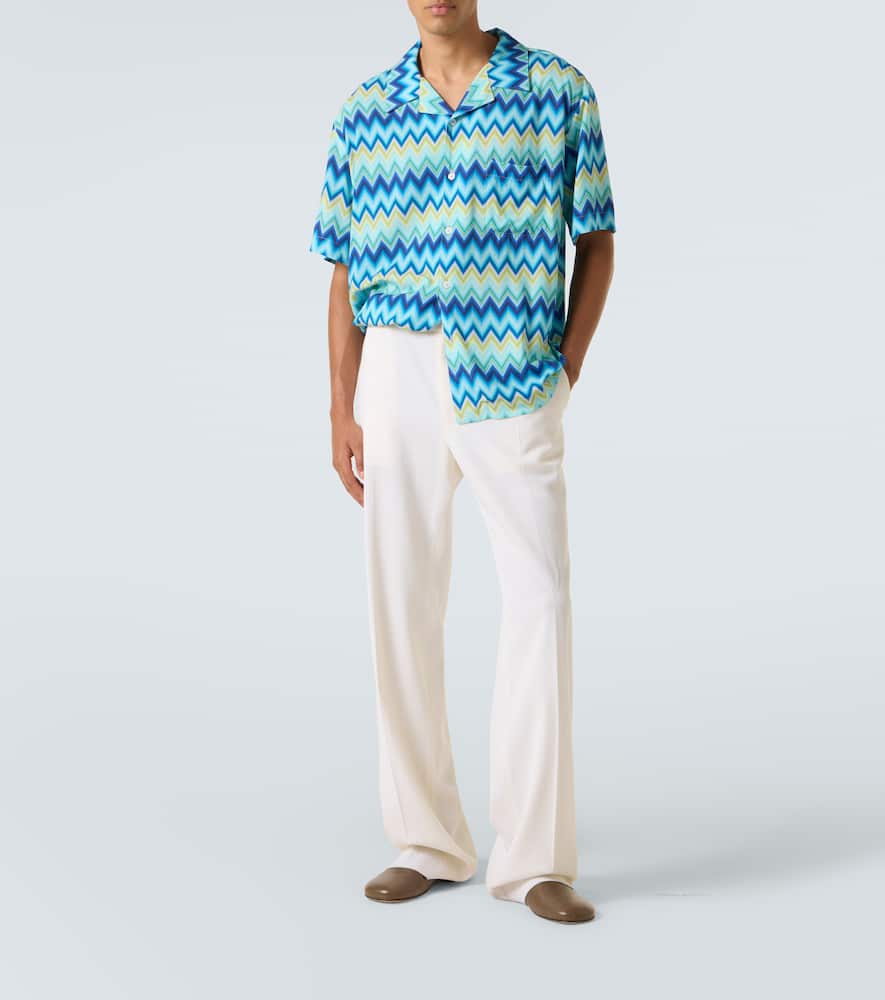 Zig Zag bowling shirt