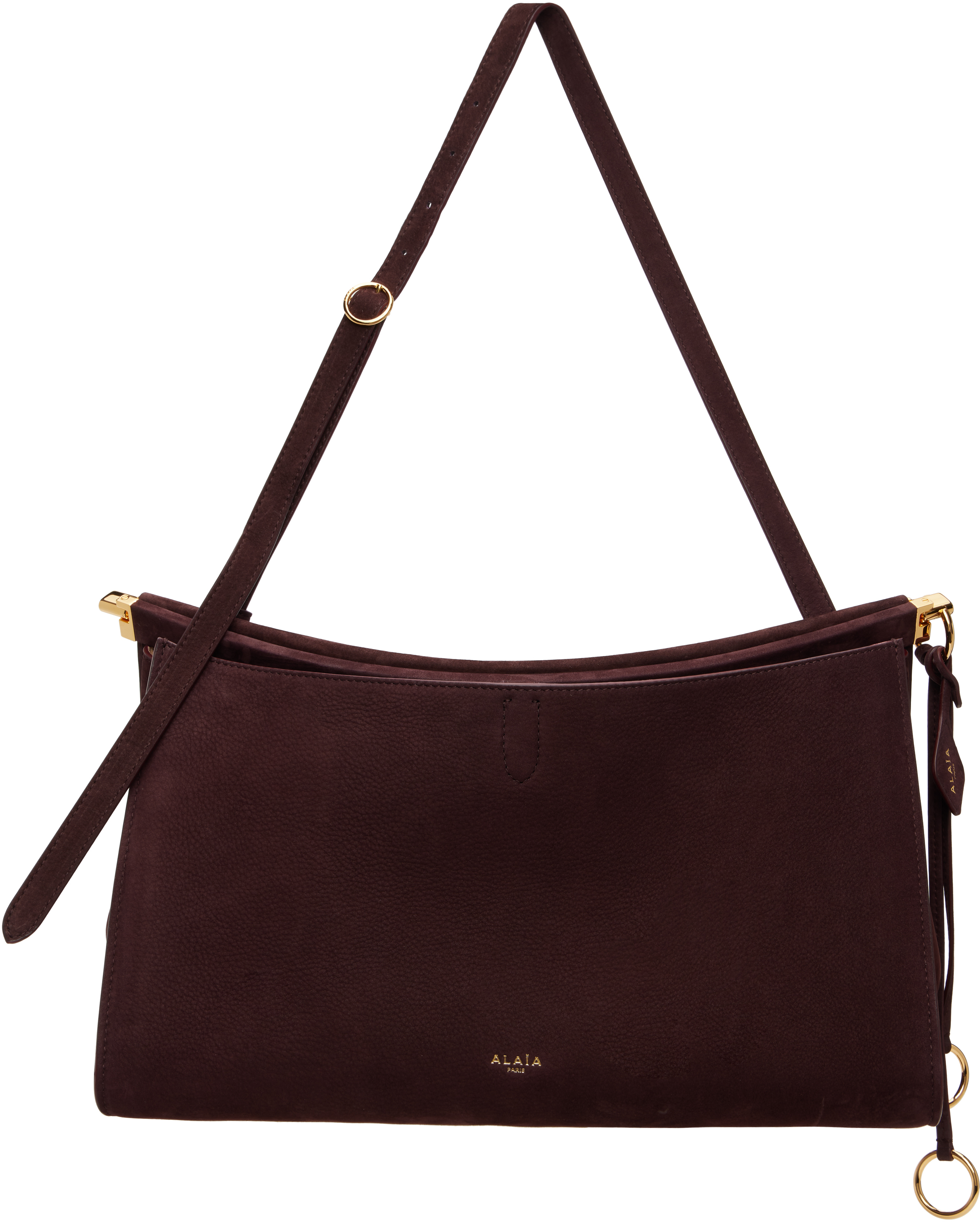 Burgundy 'Le Click' Pocket 35 Bag