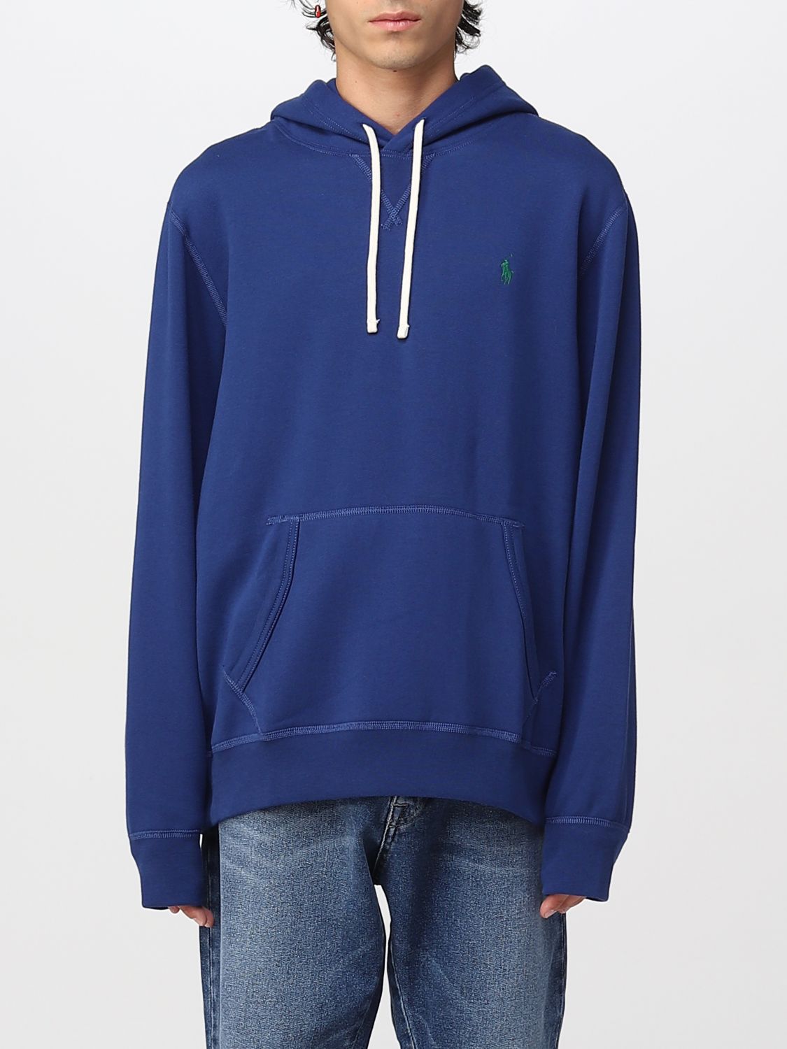Sweatshirt Men color Blue