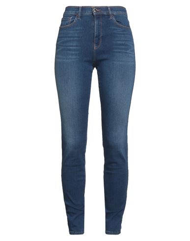Woman Jeans Blue Size 27 Cotton, Lyocell, Elastomultiester, Elastane