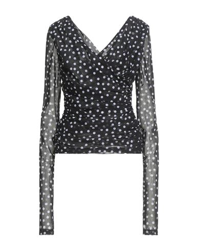 Woman Top Black Size 6 Polyamide, Elastane