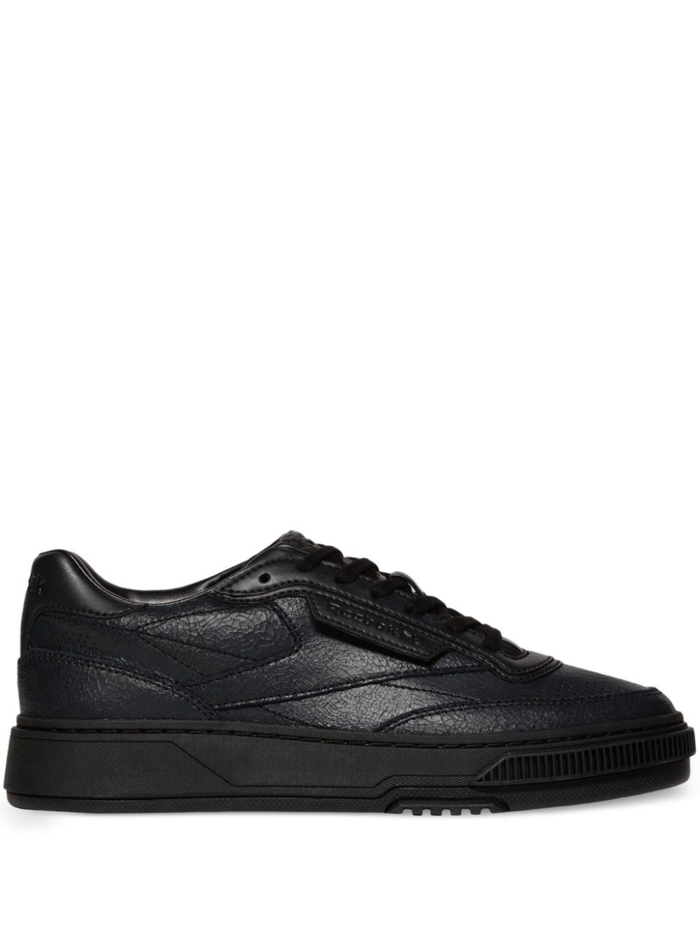 Club C logo-patch sneakers - Black