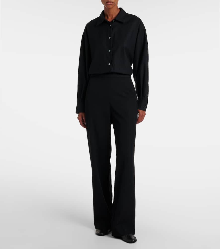 Roger wool gabardine pants