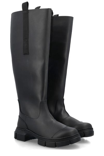 Ganni Country Knee-High Slip-On Boots