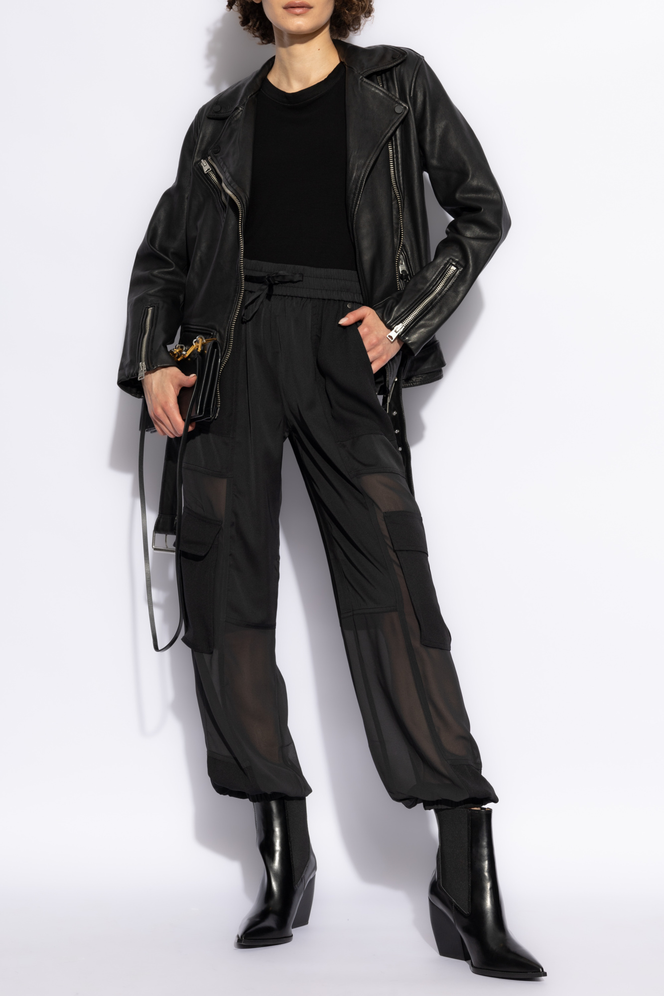 Leather Jacket 'Billie', Women's, Black