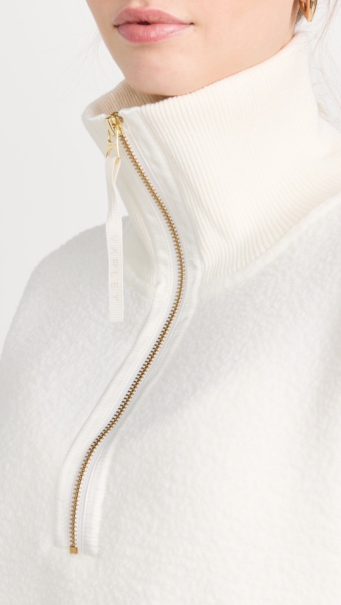 Roselle Half Zip Fleece Egret