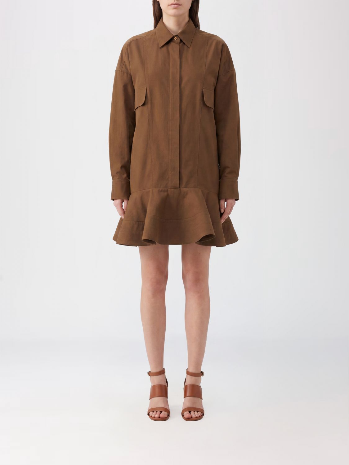Dress Woman color Brown