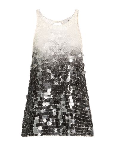 Aviù Woman Top Black Size 6 Cotton, Polyamide