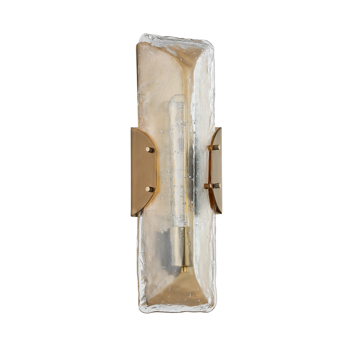Patina Brass One Light Wall Sconce from the Nordic Collection