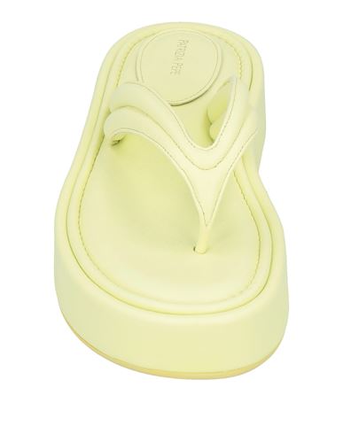 Woman Thong sandal Light yellow