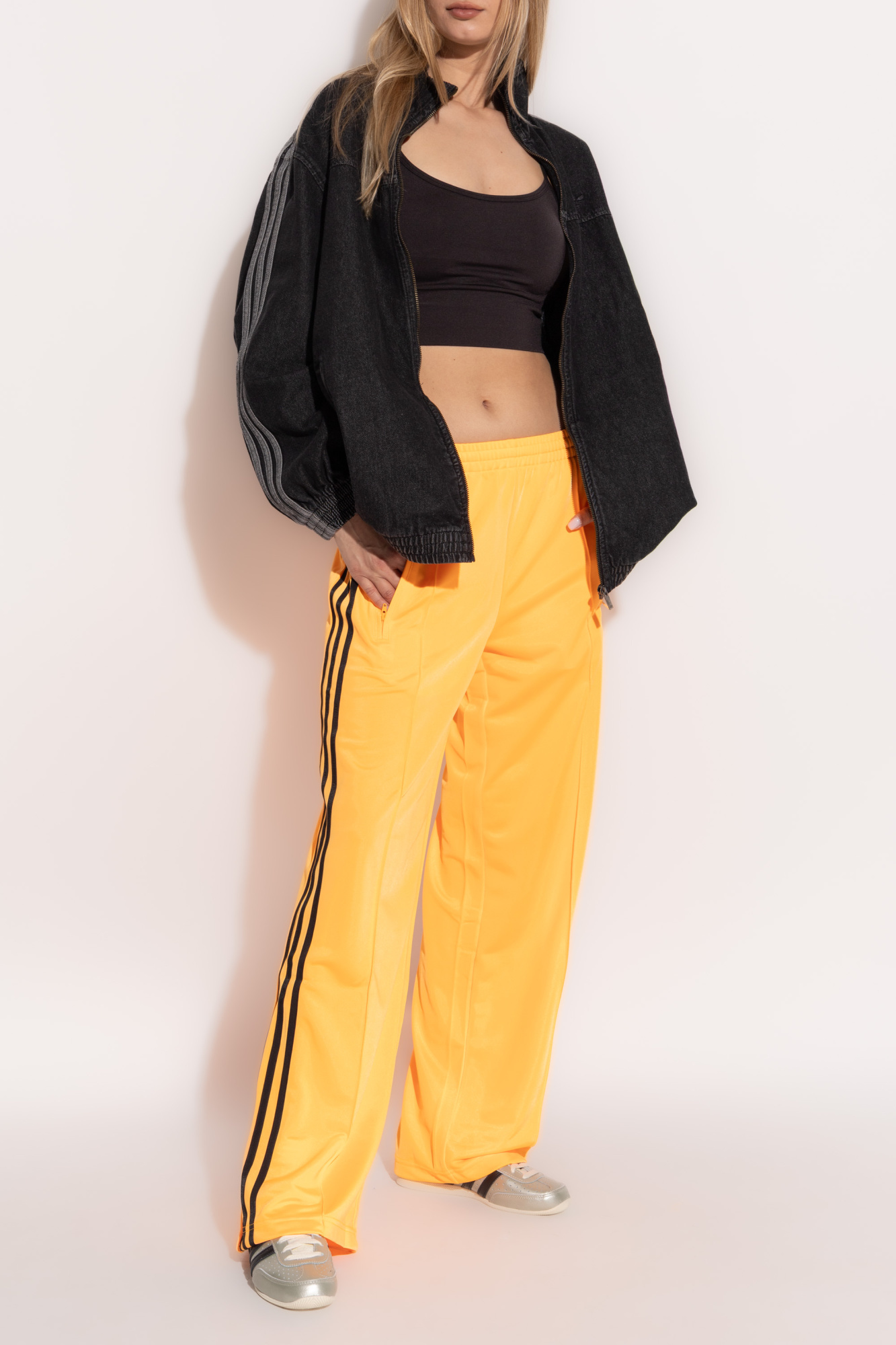 Wide-leg Sweatpants, Women's, Neon