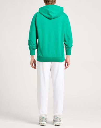 Man Sweatshirt Emerald green Size S Cotton