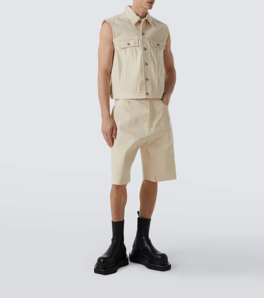 DRKSHDW denim shorts