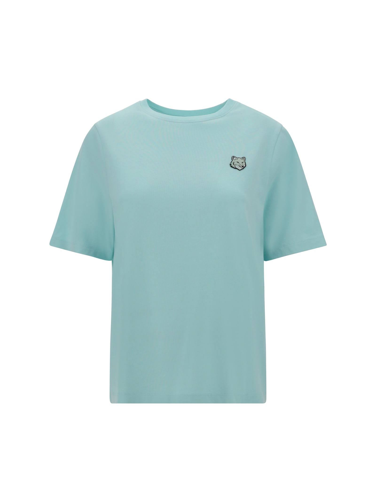 Bold fox head patch T-shirt - Green