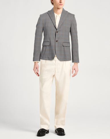 Daniele Alessandrini Man Blazer Grey Size 38 Polyester, Viscose, Elastane