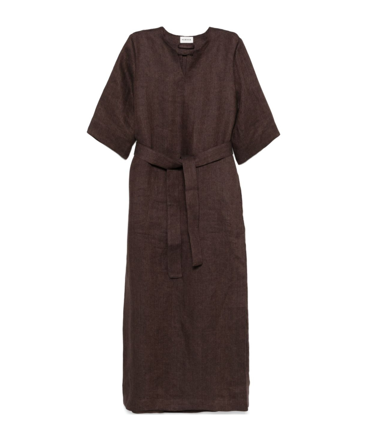 Linen maxi dress