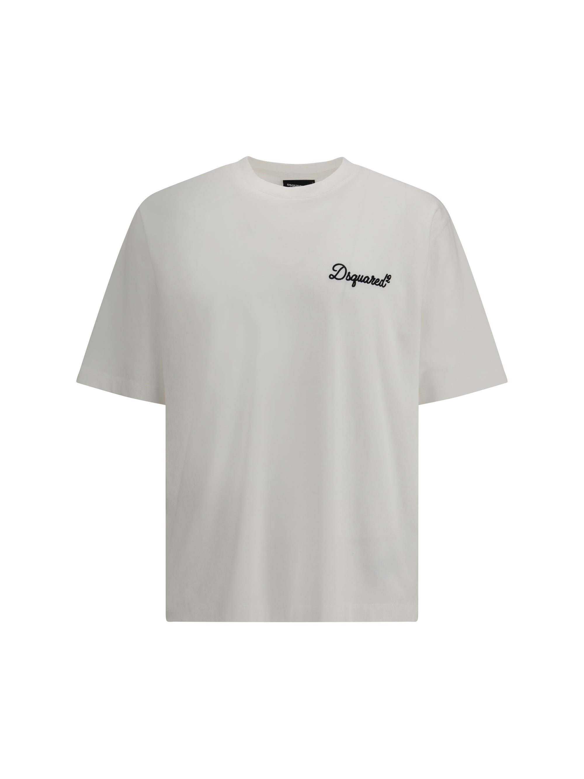 Logo-Embroidered Cotton T-Shirt — White
