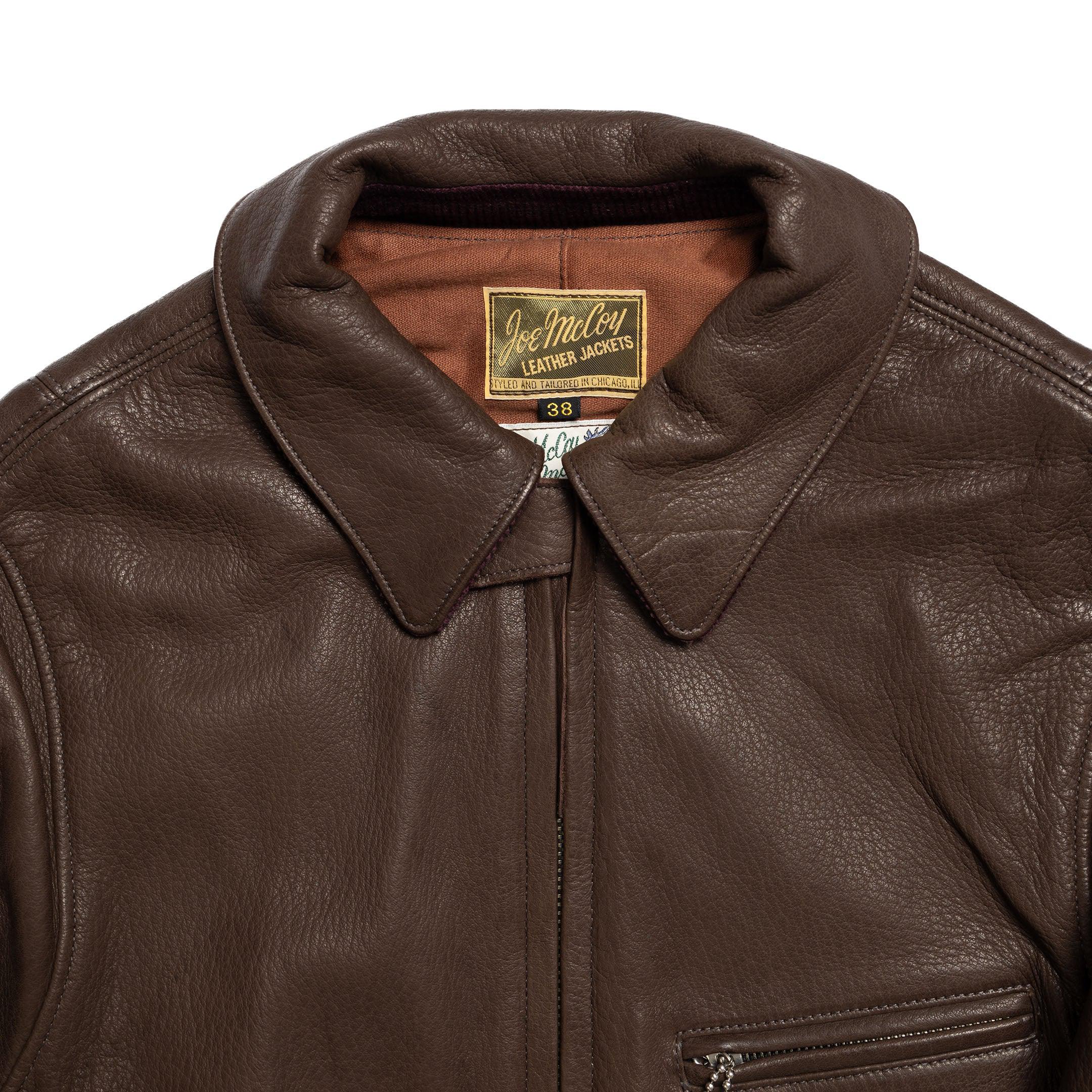 30s Sports Jacket / Freeman Deerskin Brown