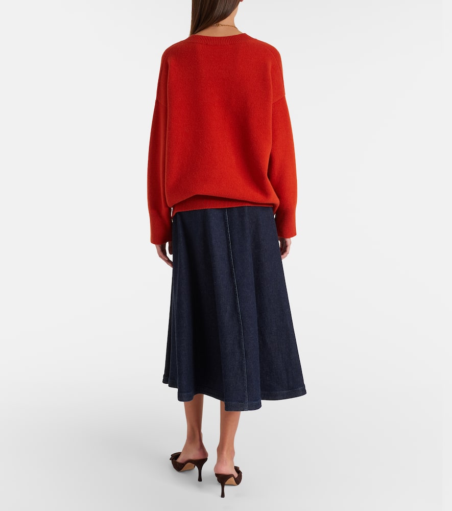 Varda denim midi skirt