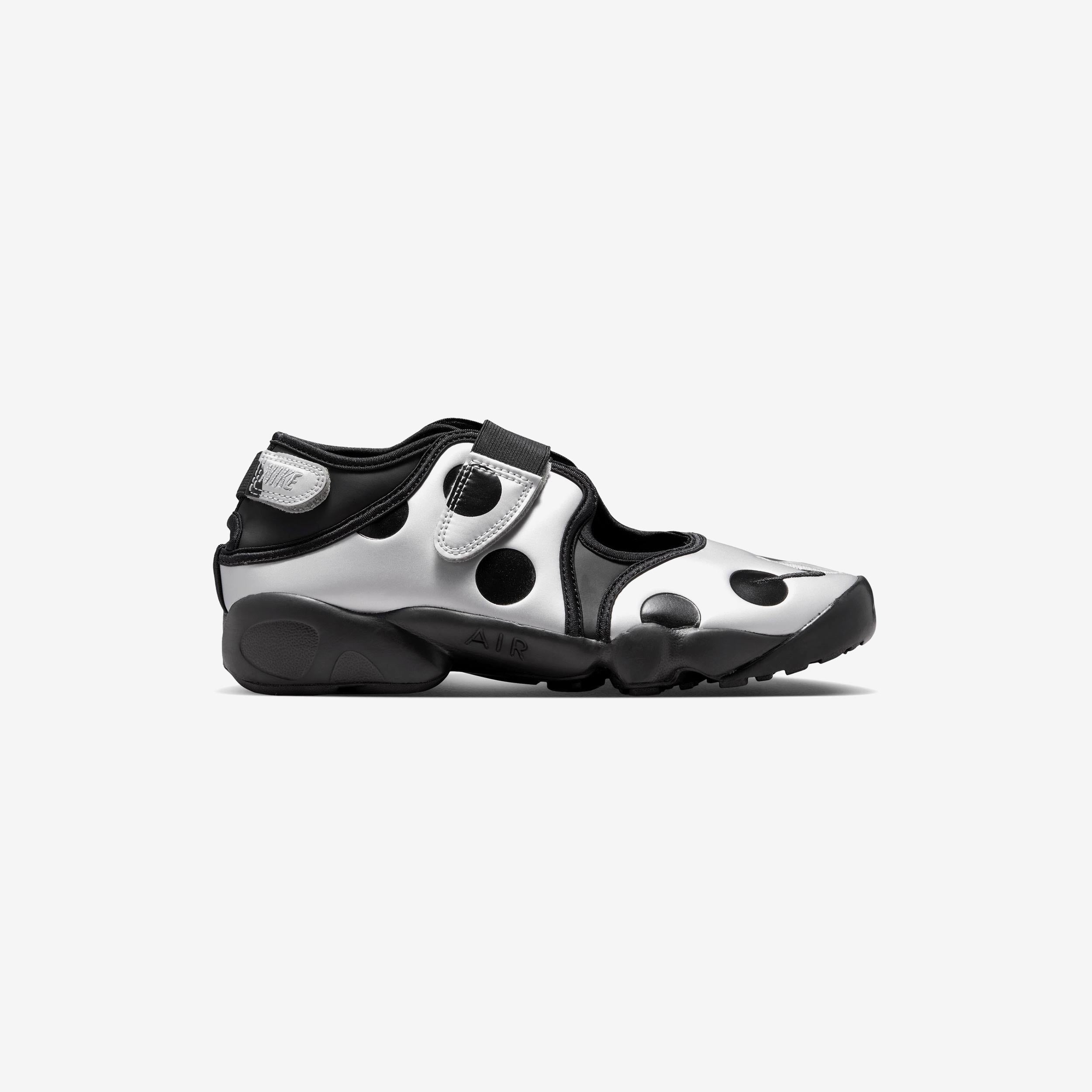 Nike Women's Air Rift Dot - BLACK/BLACK-METALLIC SILVER - unisex