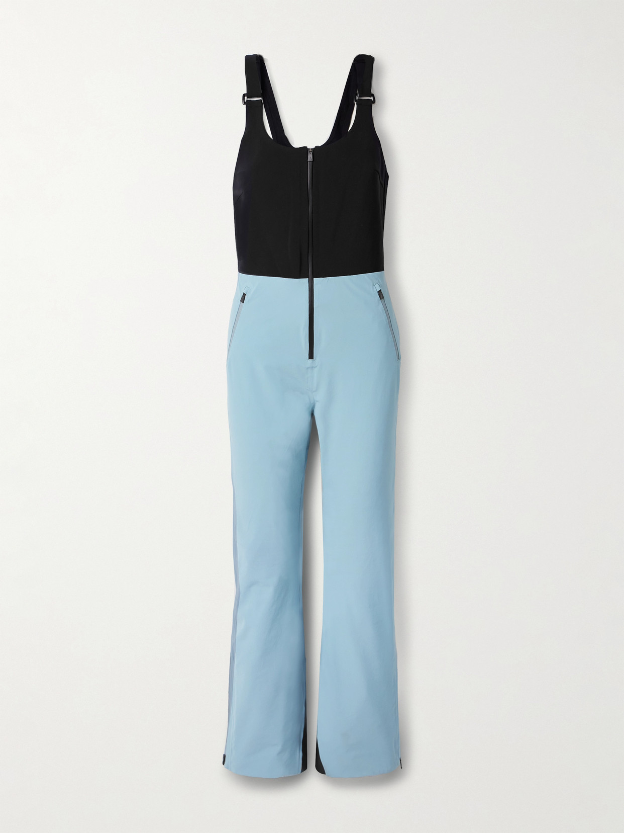 Top To Bottom Paneled Stretch Salopettes - Blue