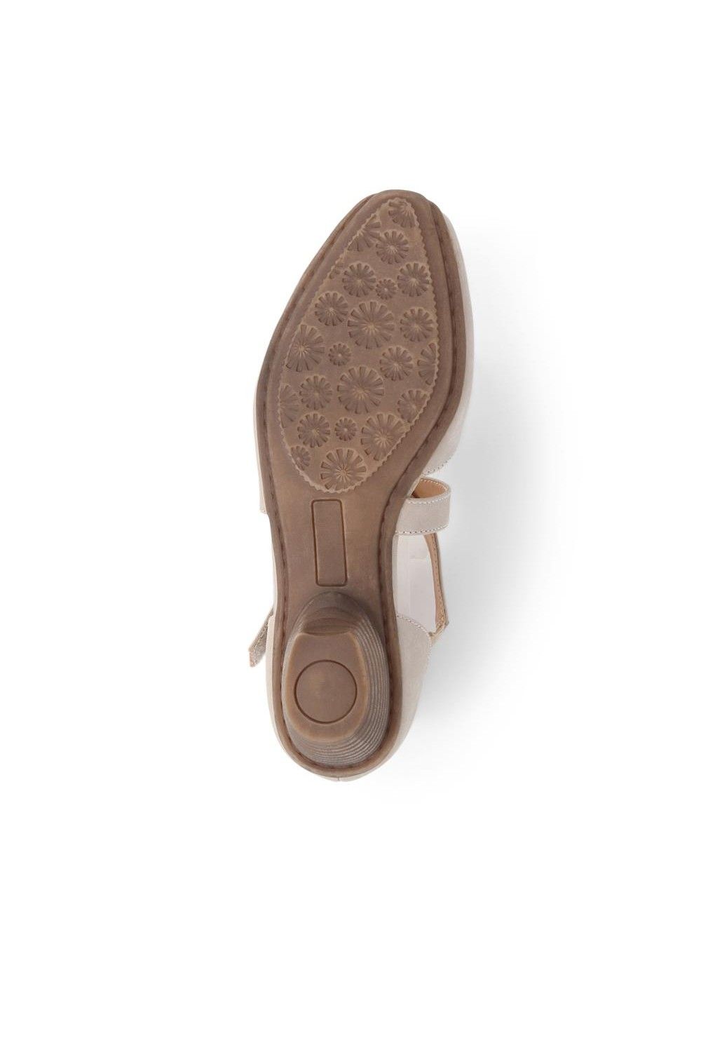 Pavers Women's Low-Heeled Court Shoes in Beige