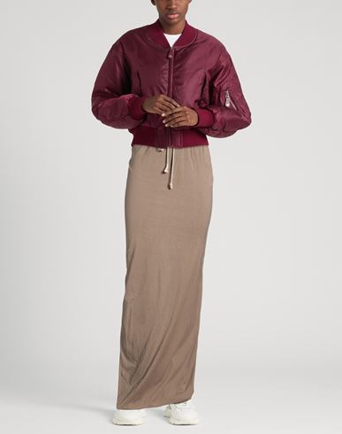 Woman Maxi skirt Taupe Size S Cotton