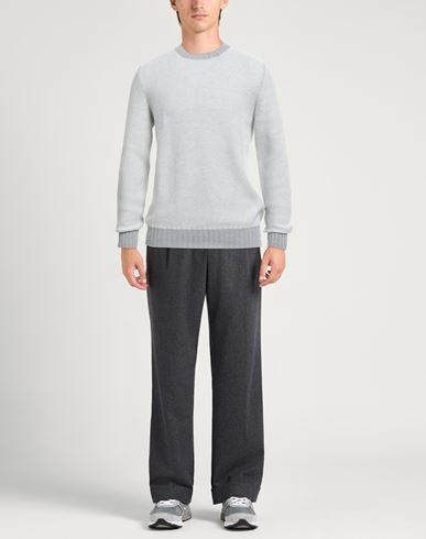Man Sweater Light grey Size 42 Virgin Wool, Viscose, Cashmere