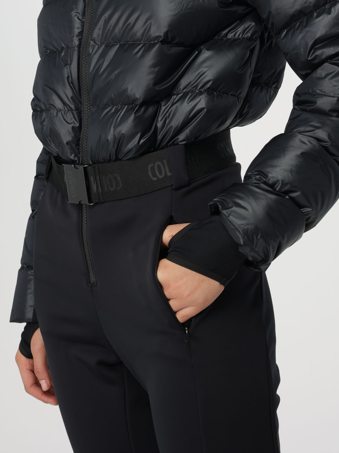 Belted ski suit - Black