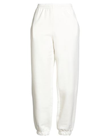 Woman Pants White Size M Cotton