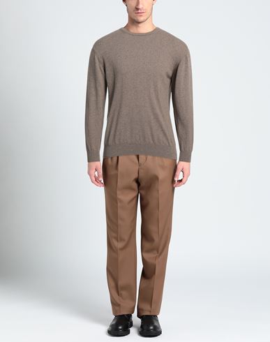 Man Sweater Sand Size 42 Virgin Wool, Viscose, Polyamide, Cashmere