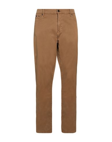 Man Pants Light brown Size 28 Cotton, Elastane