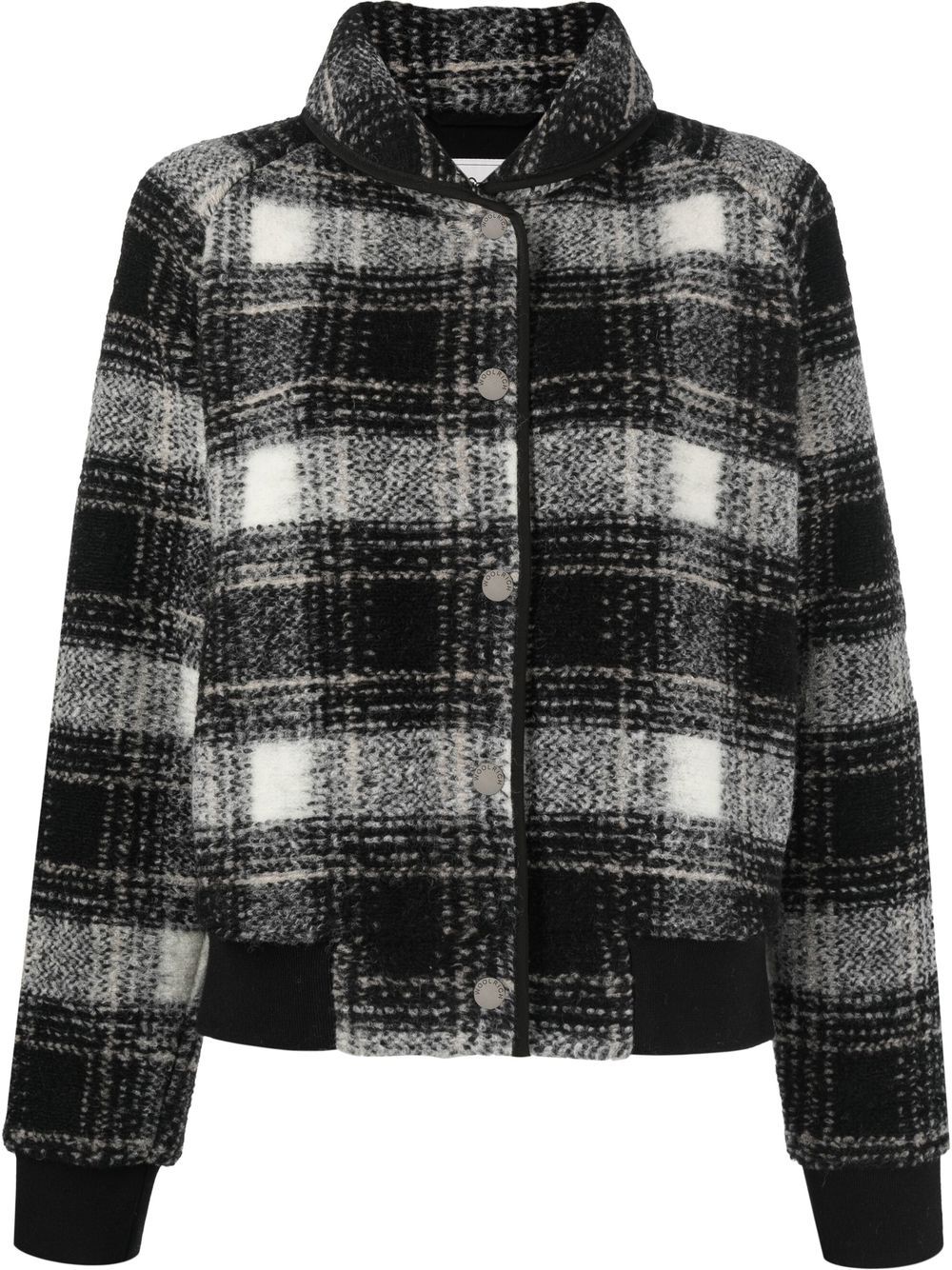 Gentry check-print bomber jacket - Neutrals